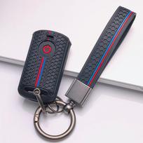 Moto Key Cover for Honda Fit PCX Forza SH150 SH300 XADV Vario Scoopy Yamaha Nmax Xmax Aerox Filano Lexi Fazzio Freego TMAX with Keychain Key Fob Case juoda