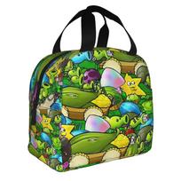 Plants vs. Zombies Game  Insulated Lunch Bag for Women Leakproof  Cooler Thermal Bento Box School One Size