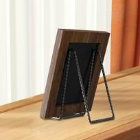 Lėkštės Laikiklis Stovas Laikikliui Laikiklis Nuotraukos Rėmelis Klasikinė Dekoratyvinė Lėkštė, 11.2cmx11.2cmx8cm black