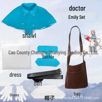Cross-Border Identity V Emily Dyer Doctor Cosplay Costume L (55-58kg)