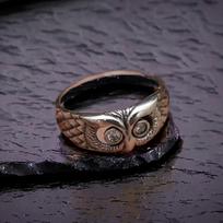 2026 New S925 Vintage Thai Silver Owl Ring With European And American Animal Totem Eagle Head Ring For Women 7