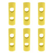 6Pcs Pool Noodles Connector Light Weight Float Noodles Joint Holder Noodles Builder Connection Joint for Swimming Pool geltona