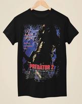 Predator 2 - Movie Poster Inspired Unisex Black T-shirt L