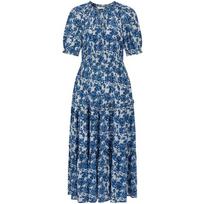 Anna Coco Ethnic Print Pleated Waist Dress XL
