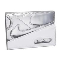 Nike Leather Card Holder Regular Unisex Silver HQ6914-013