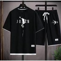 Summer Men's Suit Brand T-shirt Clothing Designer Clothing Fashion T-shirt Blazer Shorts 2-piece Set S