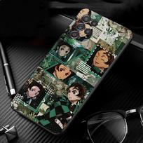 Telefono dėklas Samsung Galaxy S26 Plus Edge S25 S24 S23 S22 Ultra S23 S22 S25 Plus S24 FE Anime Tanjiro Kamado Demon Slayer S26