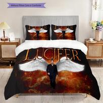 Fallen Angels Descent Three-piece set (1 * duvet cover + 2 * pillowcase, without core) 2D Flat Duvet cover and pillowcase Bedding set 135x200cm