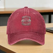 Protein and Proverbs Christian Gym Bodybuilding Sun Baseball Cap  UnisexTeens Design Hip Hop Hats Summer Sunscreen Snapback Cap One Size