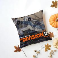 Tactical T-Tom C-Clancy'S T-The D-Division 2-2 Cushion Cover Washable Linen Pillowcase Soft For Daily Sofa Bed Home Room Decor Peach skin 18*18(CM)-1Pcs
