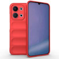 For Redmi 15C Case Cover Xiaomi Redmi 15C Capas Phone Bumper Shockproof Soft TPU Full Lens Protective  Fundas Xiaomi Redmi 15C 171.1x82.1x8.6 mm raudona