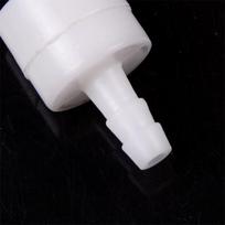 6Mm 1/4  White One Way Inline Check Valve Fuel Diesel Gas Petrol Liquid Air