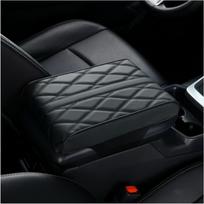 Wave PU Leather Car Armrest Mat Center Console Arm Rest Protection Cushion Auto Armrests Storage Box Cover Pad M juoda