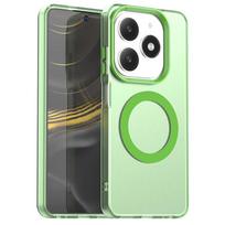Magnetinis belaidžio įkrovimo dėklas, skirtas Infinix Hot 40i, Skaidrus dėklas, skirtas Infinix Hot 40i, Dėklas, skirtas Infinix Hot 40i, Dėklas, skirtas Infinix Hot 40i Infinix Hot 40i žalia