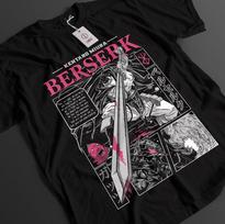 Berserk marškinėliai Guts marškinėliai Casca marškinėliai Griffith Top Warrior Anime Unisex marškinėliai L