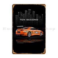 Fast And Furious Metal Plaque Cinema Living Room Customize Garage Painting Tin Sign Poster 20x30cm（7.8x11.8inch）
