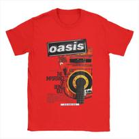 O-Oasis Rock 90's Band Men T Shirt British Music Albums Vintage Tee Short Sleeve O Neck T-Shirt Cotton Birthday Present merch S