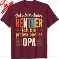 Retirement TShirt Men Funny No Pensioner Sondern Opa Gift Cotton Casual New Arrival Breathable Black Pattern Printed Shirt S