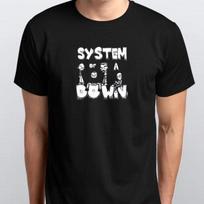 System of A Down Unisex 100% Cotton T-shirt Mens Tees Top S M L XL XXL 3 4 XL colours Black M