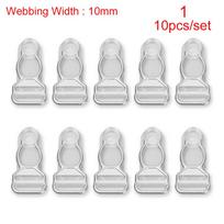 10Pcs Black Adjusting Buckle Corset Underwear Leg Garter Belt Clip Hooks Hosiery Stocking Grips Suspender Alloy Sock Clips Hot