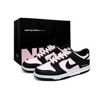 Nike Dunk Cherry Blossom Berry Abrasion Resistant Lightweight Low top Skateboard Shoes Unisex Black Pink cw1590-100(TeamDH) 38