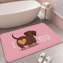 Pablo Picasso Carpet Wild Wiener Dog Dachshund Floor Retro Multiple Choice Living Room Kitchen Rug Non-Slip Hotel Decor Mats 40cm x 60cm gray