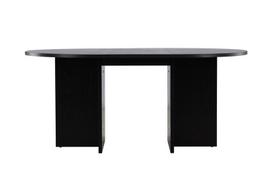 Ištraukiamas valgomojo stalas Strada 120/170x120cm, juodas