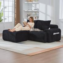 Modulinė virvelinė sofa, 200x174x80 cm, 300 kg, 2 vnt