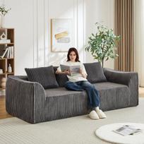 Virvutinė sofa, 235 cm, su dviem pagalvėmis, 1 vnt