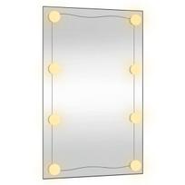 Sieninis veidrodis su LED lemputėmis vidaXL 50x80cm