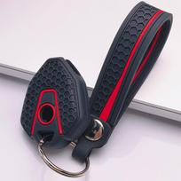 Moto Key Cover for CFMOTO 450MT Mt450 800MT 650MT 700MT 125NK 250NK 400NK with Keychain Honeycomb Texture Shockproof Motorbike Key Sleeve Accessory juoda