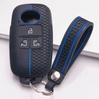 Silicone Key Fob Cover for Toyota Raize Tanto Rex Ativa Daihatsu Rocky Tanto Subaru Rex with Keychain Honeycomb Texture Anti Scratch Key Fob Protector juoda