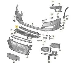 Vag Satino Juodosios Tinklinės Audi Tt Tts 2006 2014 Originalus 8S0807647B9B9