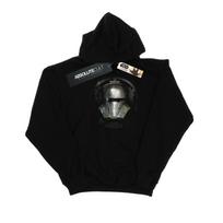 Star Wars Boys The Mandalorian Dark Helmet Hoodie 3-4 Years juoda