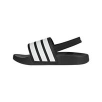 adidas Adilette Estrap Šlepetės I Juodos Baltos Kūdikio Sportbačiai Core-Black Cloud-White JR5328 30.5