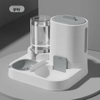 Automatinis naminių gyvūnų maisto ir vandens dozatorius su didelės talpos dvigubais dubenėliais katėms ir šunims Cat Feeding & Watering Device