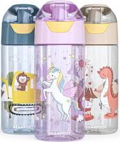 Bearfoot Vaikų gertuvė 450 ml, Tritan, nepralaidi, su rankenėle (violetinė - Vienaragis)
