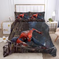 Marvel Comics Žmogus-voras Anime Patalynės Komplektas Antklodės Užvalkalas 1009 Poliesteris Tinka Vaikams Ir Suaugusiems 3 Dalių Komplektas EU Single(135*200cm)3pcs