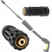 Pakaitinė dalis aukšto slėgio plovyklos adapteris Kärcher HD/HDS – Suderinamas su K bajonetu, Max 160 BAR, M22x1,5