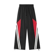 Vyriški Moteriški Y2K Drabužiai Laisvalaikio Baggy Jogger Tiesios Kelnės Sportinės kelnės Tracksutis Sportinės Kelnės Hip Hop Plačia Kojos Bėgiojimo Kelnės vyrams 2XL juoda