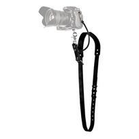 Vintage Genuine Leather Adjustable Crossbody Camera Strap for Mirrorless Cameras juoda