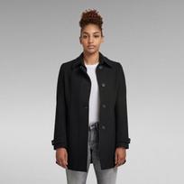 G-Star RAW Vilnonis paltas moterims, juodas, XS