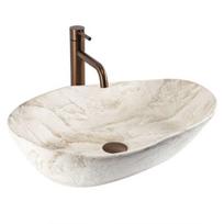 Pastatomas Ant Stalviršio Praustuvas Emilia Reno Rea 56x38x13,5
