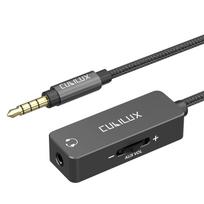 Cubilux Volume Control Volume Mini Jack Audio Volume Controller Compatible with and PCs 3.5mm Cable, Adjuster, Cord, Earphones, Headphones, Speakers,