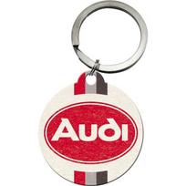 Apvalus raktų pakabukas „Audi - Logo“, Nostalgic-Art