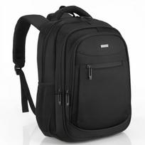 Juoda ergonomiška Rovicky kelioninė miesto kuprinė su kompiuterio skyriumi 18 l