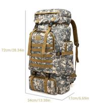 Turistinės ir kelionių kuprinės, „Ultimate Outdoor Adventure Gear“ vandeniui atspari 80 l „Camo“ kuprinė žygiams ir alpinizmui,