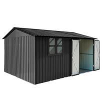 Fornorth Sodo Namelis su Langais 375x286x162cm, Juoda