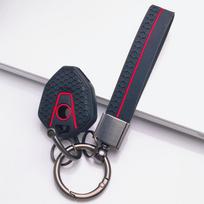 Moto Key Cover for CFMOTO 450MT Mt450 125NK 250NK 400NK 650NK 800NK 700MT with Keychain Honeycomb Texture Shockproof Motorbike Key Sleeve Accessory juoda