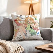 Character Ruri Rocks Cushion Cover 1Pcs Decorative Covers Soft Cushion Case For Sofa Couch Decor 40X40 45X45 Pillowcases Peach skin 18*18(CM)-1Pcs